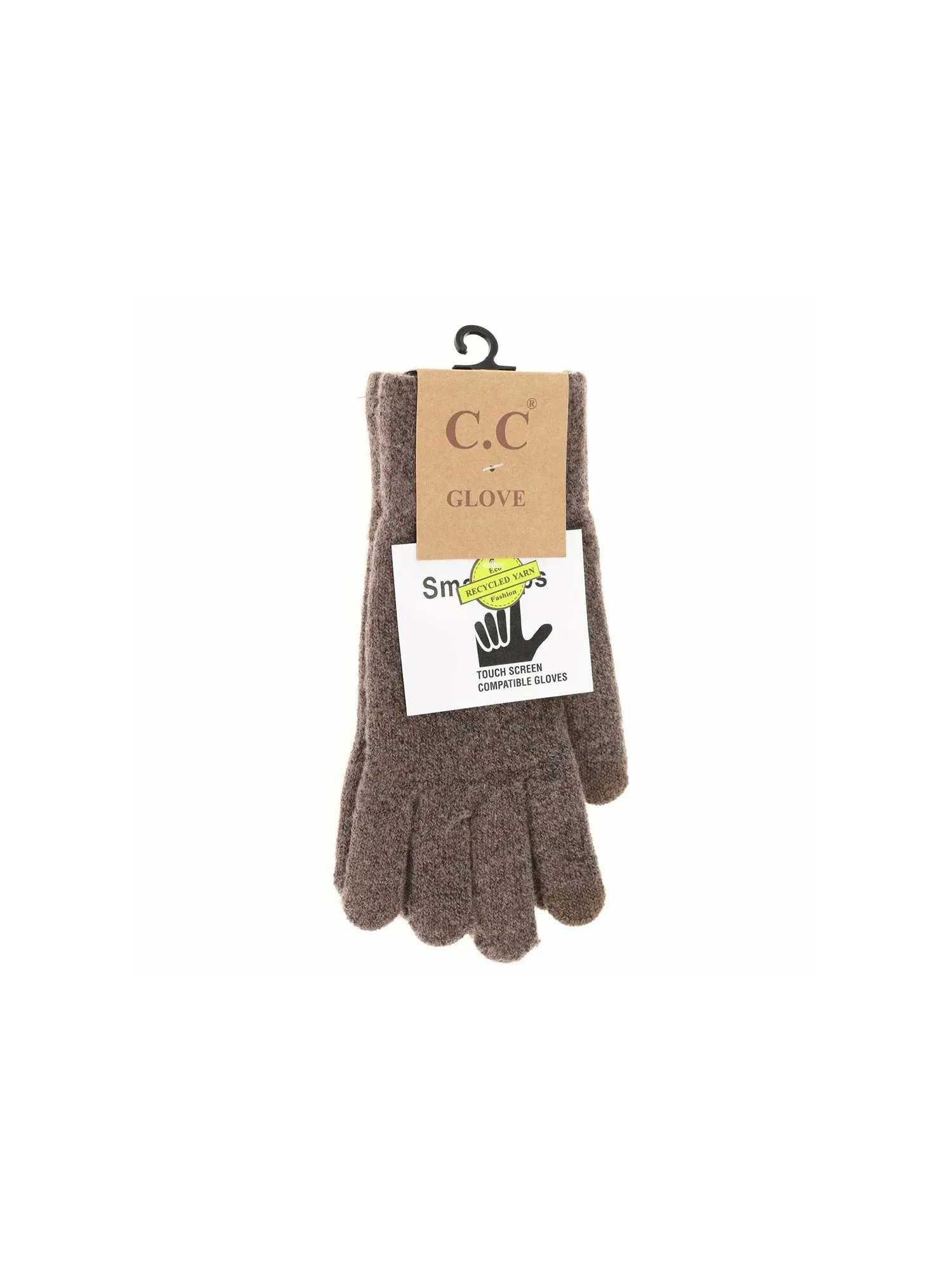 Soft Recycled Yarn Touch Screen Gloves