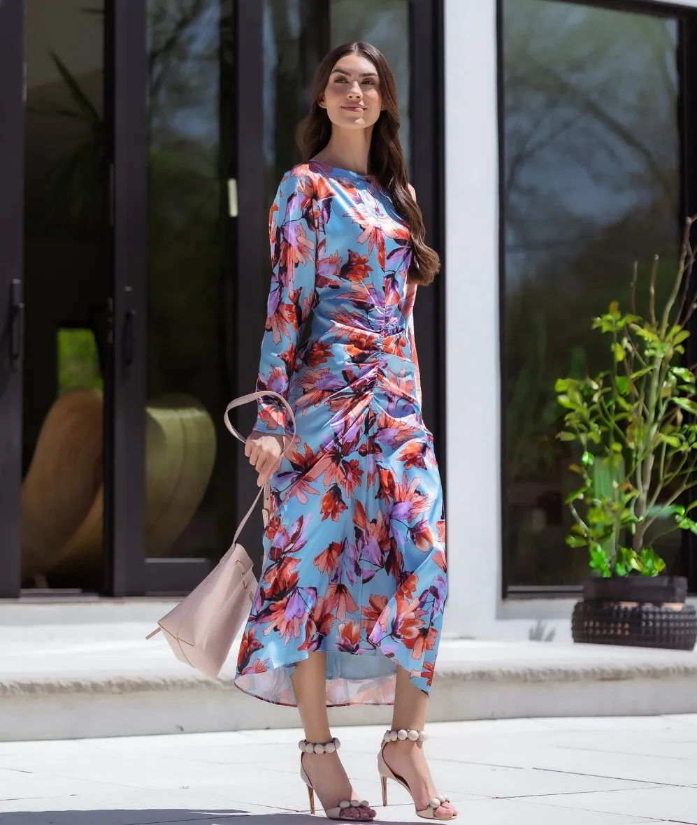 SYDNEY DRESS (MINT FLOWER)