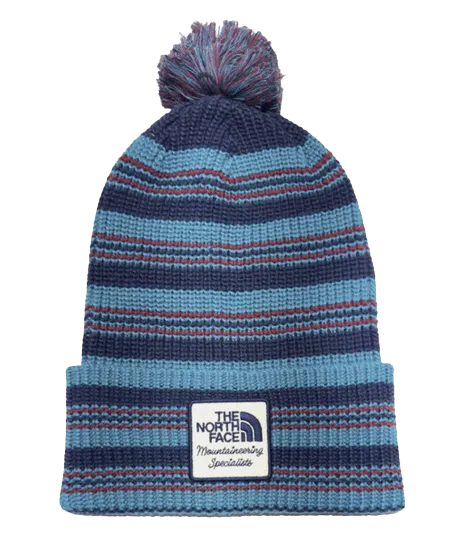 The North Face Heritage Pom Beanie Harbor Blue/Multi