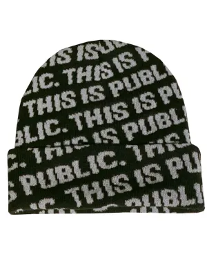 This Is Public Beanie - Black