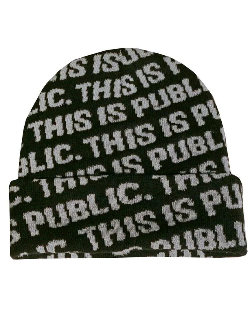 This Is Public Beanie - Black