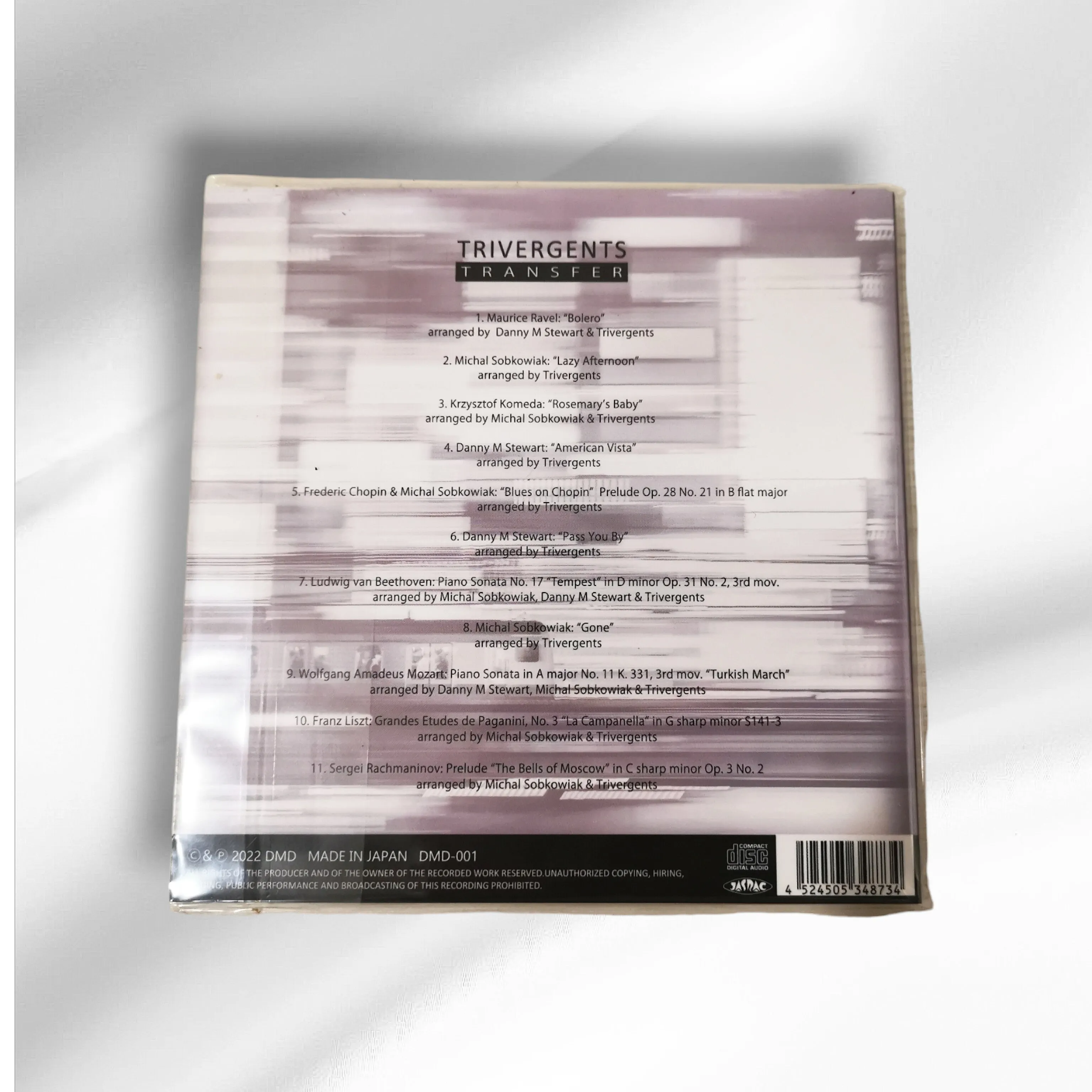 Trivergents: Transfer CD/Digital Album. Global Postage included.