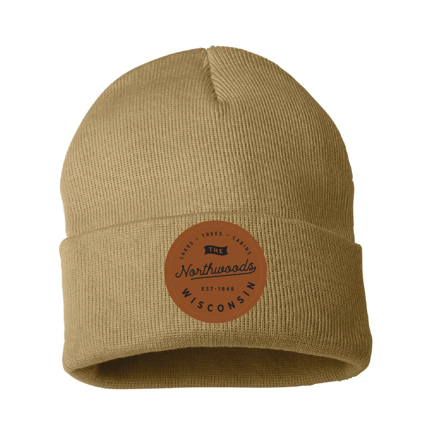 WI139 Solid 12" Cuffed Beanie