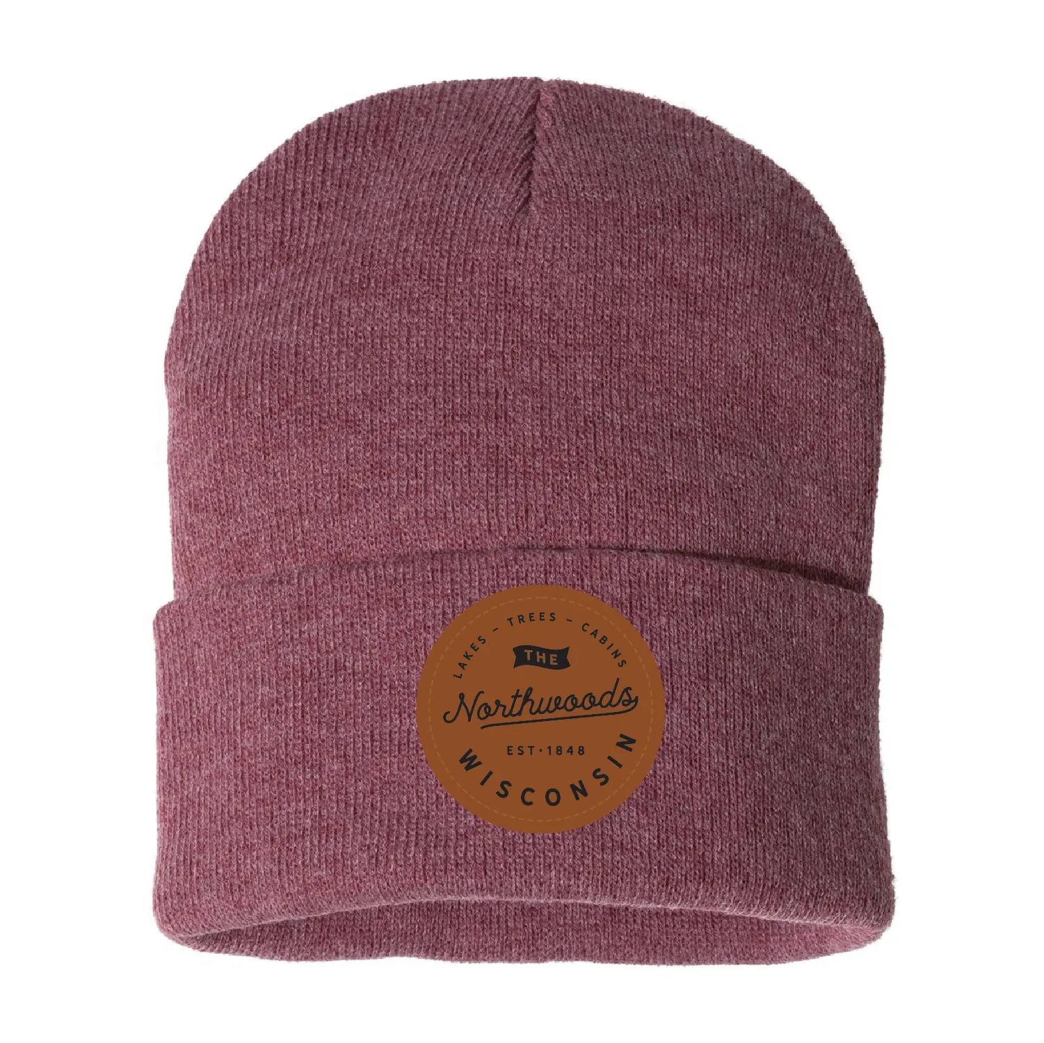 WI139 Solid 12" Cuffed Beanie